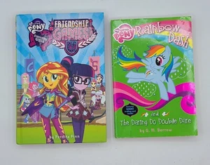 My Little Pony Equestria Girls Friendship Games Hardcover Rainbow Dash Paperback - Picture 1 of 6