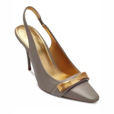 Zapatos de salón Donna Karan Sayer punta cuadrada de cuero con cordones en la nube nuevos sin caja talla 6,5 m Foto 1 de 4