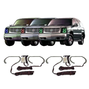 RGB Multi Color CHS Headlight Halo kit for Cadillac Escalade 02-06 - Picture 1 of 5