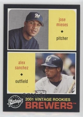 2002 Upper Deck Vintage Jose Mieses Alex Sanchez #152 - Image 1 of 2