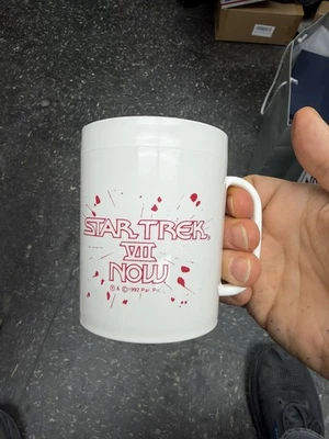 Star Trek VII NOW - Paramount pictures promo mug - very rare - mint unused 1992￼ - Image 1 of 4