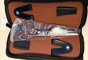 VELVET Japan Steel Hair Cutting Thinning Scissors Hairdressing w/ Case - NEW - Picture 1 of 6