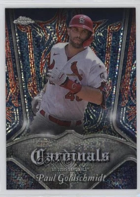2022 Topps Chrome Pinstriped Paul Goldschmidt #P-12 - Image 1 of 2