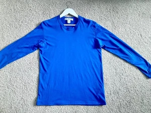 Camisa Comme des Garcons Camiseta Manga Larga Azul Real Grande PVP £80 - Imagen 1 de 3