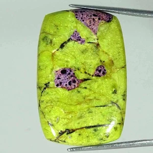 Cojín de atlasita natural de 24,20 quilates cabujón piedras preciosas sueltas 20x31x4 mm - Imagen 1 de 5