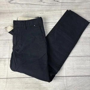 Boys Abercrombie Kids Black Chino Pants Size 11/12 Short - Picture 1 of 4