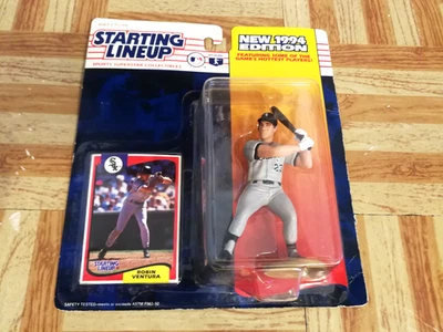 1994 Starting Lineup Robin Ventura Chicago White Sox SLU Figure Card Baseball - Image 1 of 2