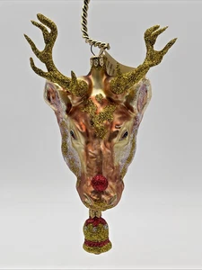 Larry Fraga "Nose So Bright" Rudolph Rentier mit roter Nase Weihnachtsschmuck NEU! - Bild 1 von 14