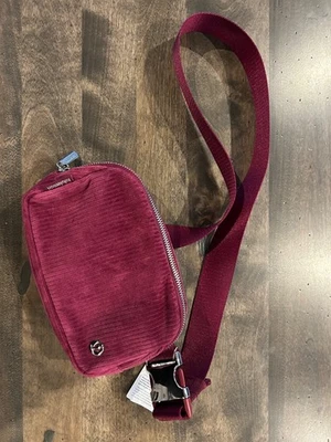 NWT Lululemon Everywhere 1L Belt Bag Corduroy Fall Burgundy - Image 1 of 4