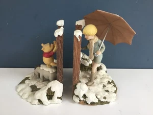 Disney- Winnie The Pooh Bookends 75th Anniversary Of Story Telling (damaged) - Picture 1 of 7