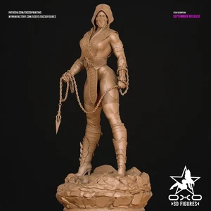 Scorpion - Mortal Kombat, escala 1:10, SFW y NSFW, figura impresión 3D - Imagen 1 de 12