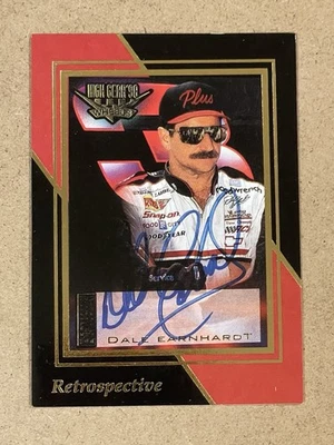2003 RETROSPECTIVE WHEELS HIGH GEAR ‘98 AUTOGRAPH #RT 7/9 DALE EARNHARDT REPRINT - Image 1 of 2