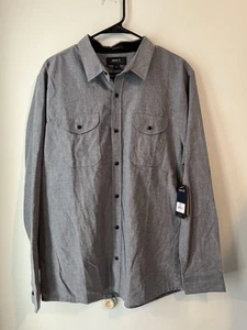 Roark Classic Fit Casual Button Down Gr. Large Grau Langarm Neu - Bild 1 von 5