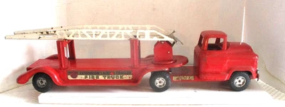 Camión semirremolque Buddy L vintage años 50 GMC escalera de extensión de incendios Foto 1 de 4