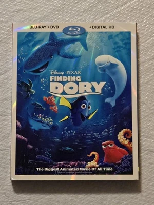 Disney Pixar: Finding Dory (3-Disc Blu-Ray/DVD, 2016) with Slipcover - Image 1 of 4