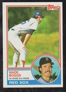 1983 TOPPS BASEBALL #498 WADE BOGGS ROOKIE NMMT *** FREE SHIPPING *** - Picture 1 of 1