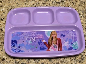 Bandeja de comedor Hannah Montana 11" plato rectangular Disney Miley Cyrus de colección nueva rara - Imagen 1 de 4