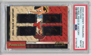 PINOCCHIO 2003 DISNEY TREASURES REEL PIECE OF HISTORY #PH-30 PSA 8 Low Pop - Picture 1 of 2