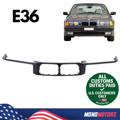 FRONT NOSE PANEL GRILLE SURROUND FOR BMW E36 41338225981 (COSMETIC DEFECT) - Imagem 1 de 4