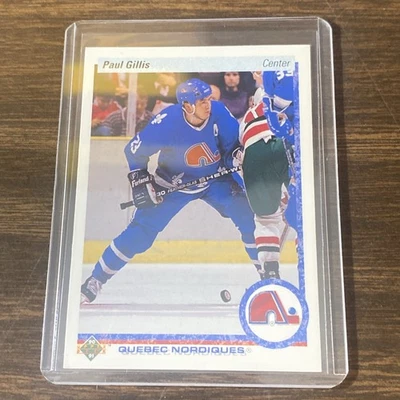 1990-91 Upper Deck - Paul Gillis #49 Quebec Nordiques - Image 1 of 2
