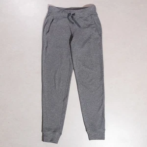 "Pantalones deportivos Lululemon Ready To Rulu Jogger 29"" tiro alto elásticos grises 4" - Imagen 1 de 5