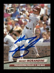 1992 Fleer Ultra 247 Mickey Morandini signed auto autograph  MZ BXCP56 - Picture 1 of 2