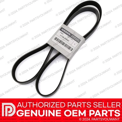 GENUINE Nissan Altima Rogue OEM Alternator Fan Serpentine Belt 117203TA0A NEW - Image 1 of 3