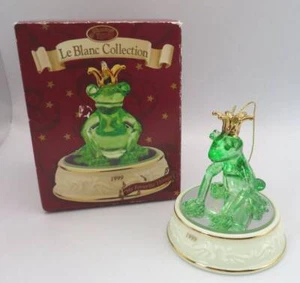 San Francisco Music Box FROG PRINCE Favorite Things Song ORNAMENT 1999 Limited - Picture 1 of 4