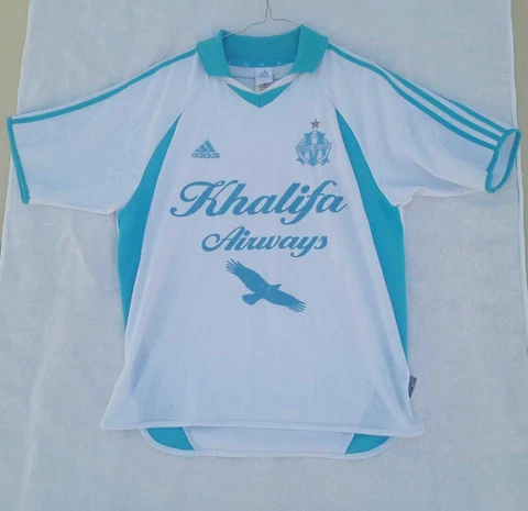 VINTAGE Marseille 2001/02 Home Shirt ADIDAS  SIZE M Cover