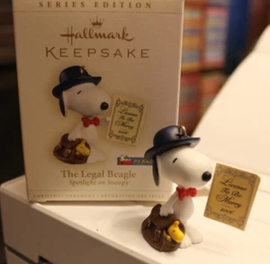 Hallmark Andenken Ornament ~ "The Legal Beagle": #9 mit Box 2006 - Bild 1 von 1