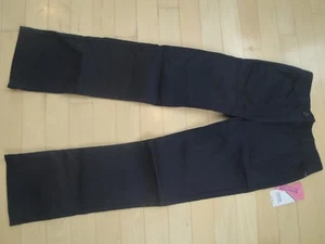Izod Girls Approved Schoolwear Knit Waist, Skinny Navy Pull On Bootcut Pants - Picture 1 of 5