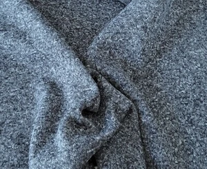 Heather Denim Fleece Knit Fabric by the Yard Heavy Weight 310GSM 7/24 - Picture 1 of 5