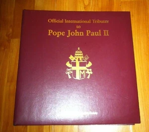 Official International Tributes To Pope John Paul 2 Postal Commemorative Society - Picture 1 of 3