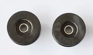 2pcs 0840UU Cuscinetto puleggia scanalatura a U incorporato in plastica nero 8*40*20,7mm - Foto 1 di 3
