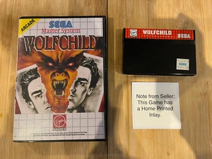 Sega Master System Wolfchild - La incrustación está impresa en casa - PAL - Imagen 1 de 3