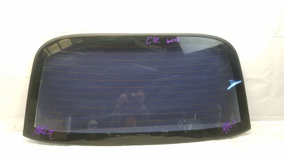 Mercedes W209 CLK350 CLK500 CLK55 2003-2009 convertible ventana trasera cristal #32 Foto 1 de 4