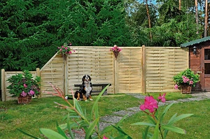 Gartentor zu Sichtschutzzaun Florida Holzzaun Holztor Sichtschutz Gartenzaun NEU - Bild 1 von 2
