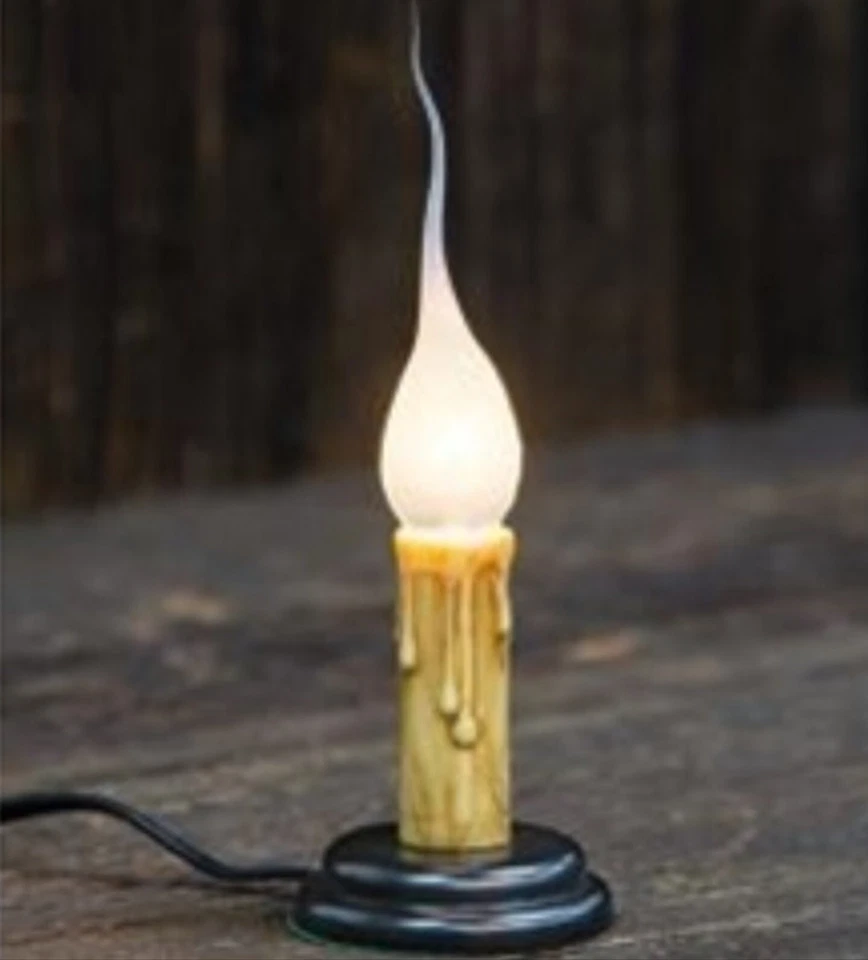 3" Electric Silicone Bulb Primitive Country Lamp - Image 1 of 1