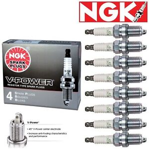 8 pcs NGK Laser Spark Plugs For Lexus GS430 2001-2007 4.3L V8