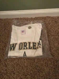 Vintage NFL New Orleans Saints Logo Short Sleeve Shirt New In Bag Size XL - Picture 1 of 4