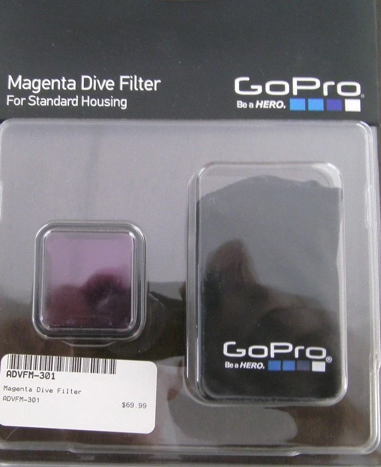 GoPro Hero3+Hero4 Standard Housing GREEN Water Color HD Camera HD Magenta Filter - Image 1 of 1