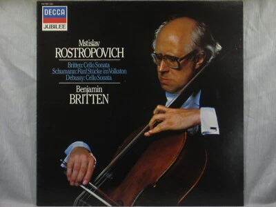 Britten/Schumann/Debussy - Rostropovich & Britten - Decca Jubilee 410 168-1 — 第 1/4 张图片