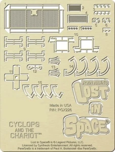 Perdues En Espace Cyclope Et Chariot Photodécoupe Détail Set pour 1/48 Echelle - Photo 1 sur 1