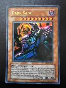 Dark Sage DB1-EN096 Ultra Rare Near Mint Yugioh - Foto 1 di 2