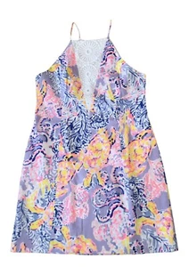 Lilly Pulitzer Pearl Shift Kleid Gr. 12 Zoll lila Verbena ""So bissig"" Schildkröte EUC - Bild 1 von 10