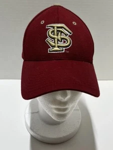 Florida State FSU Logo Baseball Cap - Zephyr Z Fit Stretch Hat ACC Maroon Small - Picture 1 of 7