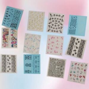 1 Sheet Funny Nail Stickers Nail Art Decot Young Women Nail Salon Randomly Send