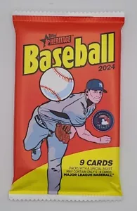 2024 TOPPS HERITAGE garantiert CHROM BLAU GLITZERN HOT PACK!! NUR MONSTER BOX!! - Bild 1 von 2