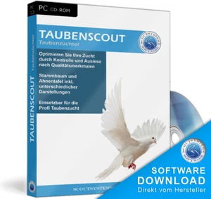 Tauben,Rassetauben Zucht,Abstammung,Ahnentafel,Stammbaum Software Programm,CD - Bild 1 von 1