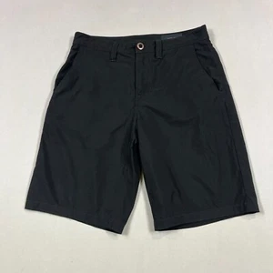 Volcom Hybrid Black Lightweight Pockets Walk Chino Shorts Mens W28" - Picture 1 of 12